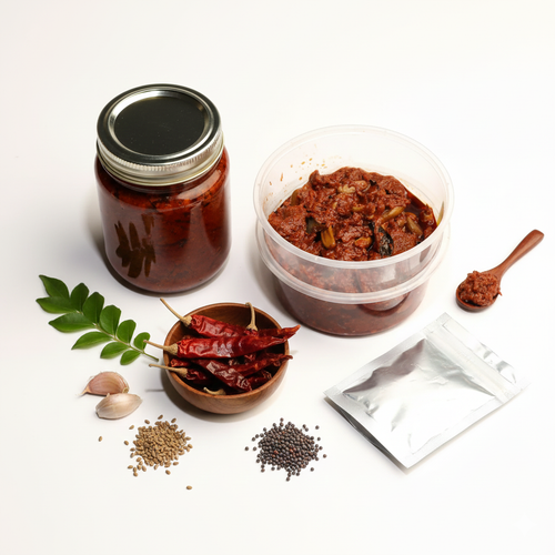 Garlic Pickle from Odisha is a tasty and aromatic condiment made with fresh garlic cloves, mustard seeds, spices, and a touch of oil.