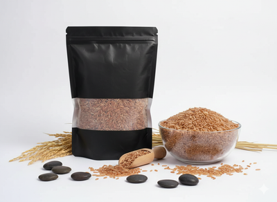 Experience the rich heritage of Odisha with our premium Red Matta Rice, a traditional variety known for its unique flavor and nutritional benefits. Grown in the fertile plains of Odisha, this rice is characterized by its beautiful reddish-brown hue and distinct nutty taste, making it a perfect addition to your meals.