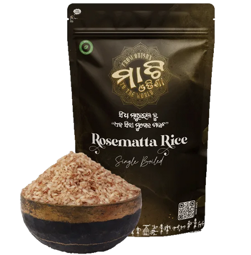 Rose matta Rice (Mugei Chaula) from Mayurbhanj, Odisha: A Comprehensive Insight into Health, Economy, and Farmer Empowerment. Rose matta Rice, locally known as Mugei Chaula, is a traditional rice variety cultivated in the serene landscapes of Mayurbhanj, Odisha. This unique and aromatic rice variety is not only a staple in the local cuisine but also holds rich potential in terms of health benefits, economic value, and the empowerment of farmers.