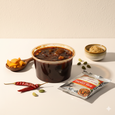  Nabaratna Achar Sweet is a rich, traditional Odia pickle crafted from a blend of nine flavorful ingredients, including fruits and spices, mixed with jaggery and mustard for a sweet and tangy taste. 