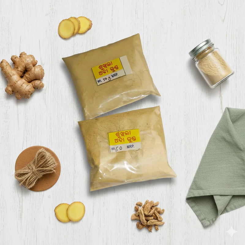 Dry ginger powder, also known as&nbsp;sonth&nbsp;or&nbsp;saunth, is a finely ground form of dried ginger root widely used in herbal medicine, cooking, and wellness practices.